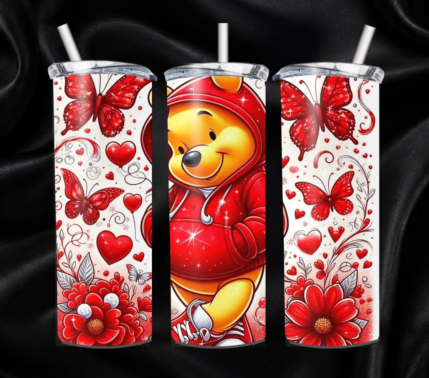 Red Hoodie Pooh Design