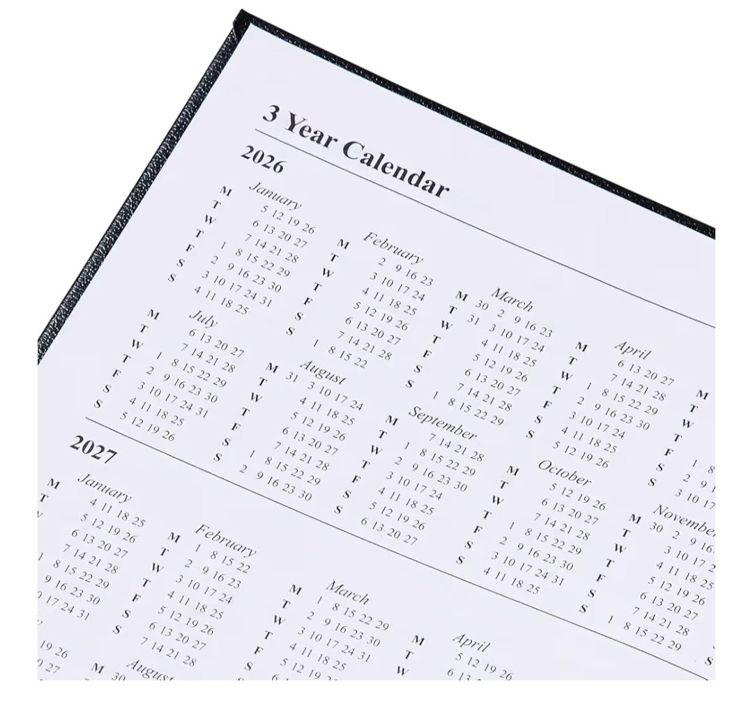 2027 Diary Page per day A5