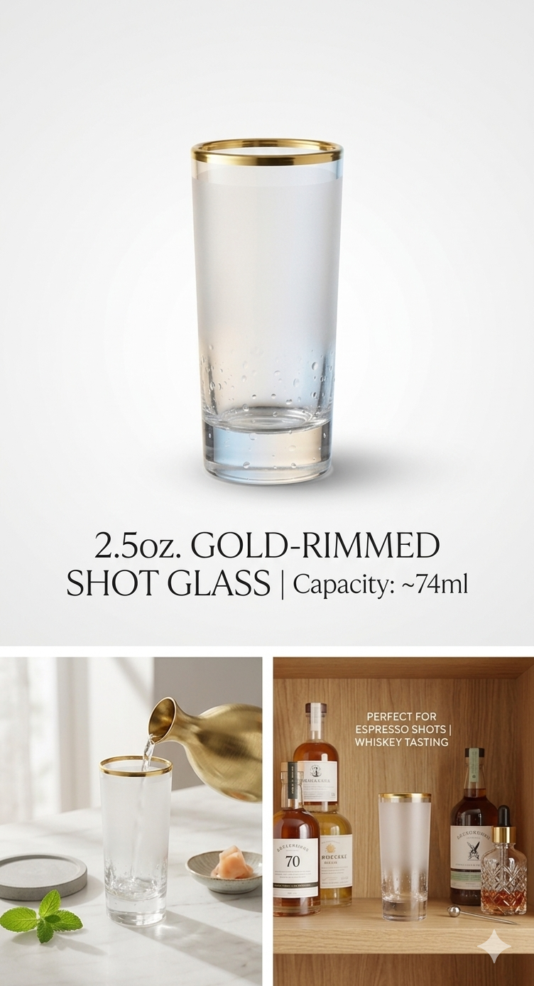 2.5oz Sublimation Shot Glass