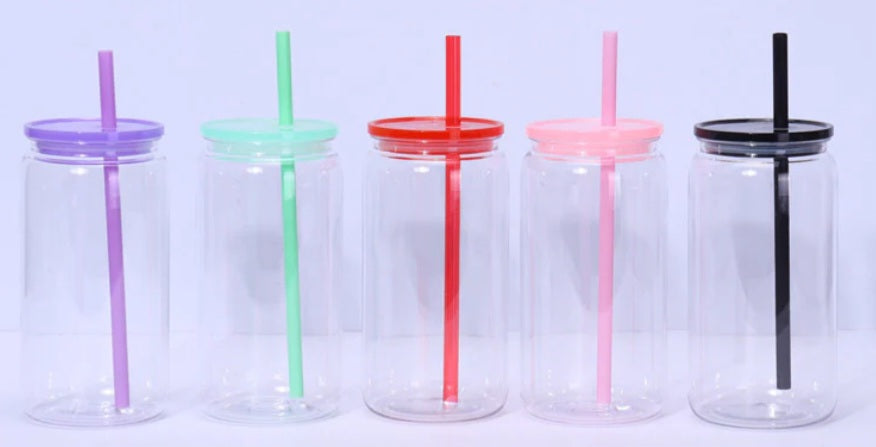 25 x 16oz Coloured Libby