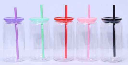 25 x 16oz Coloured Libby