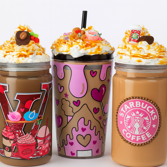 Whipped Coffee Delight Cups – Handmade Custom Designs ☕✨