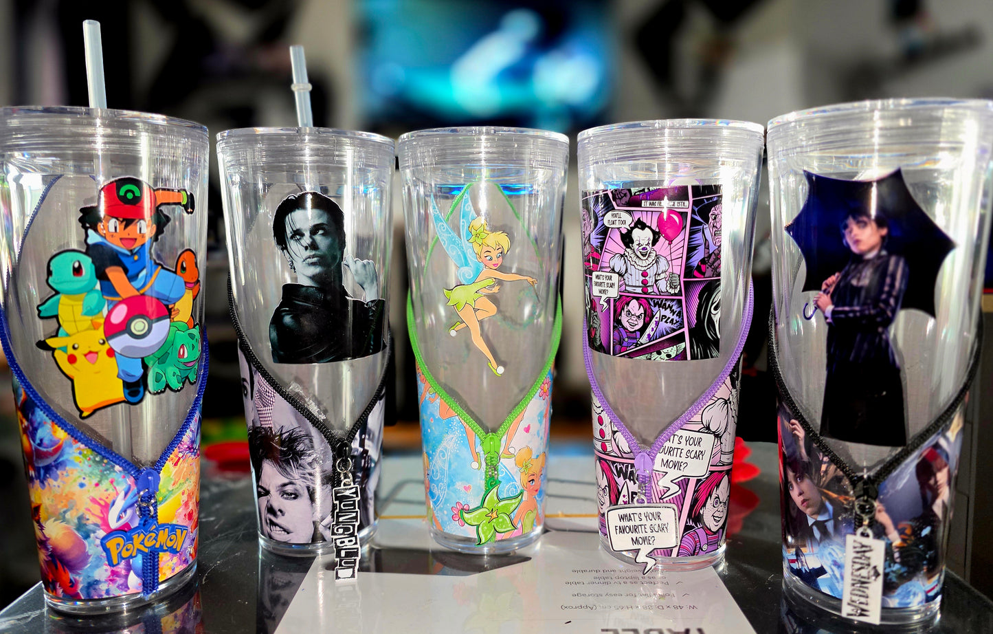 24oz Zipper cups