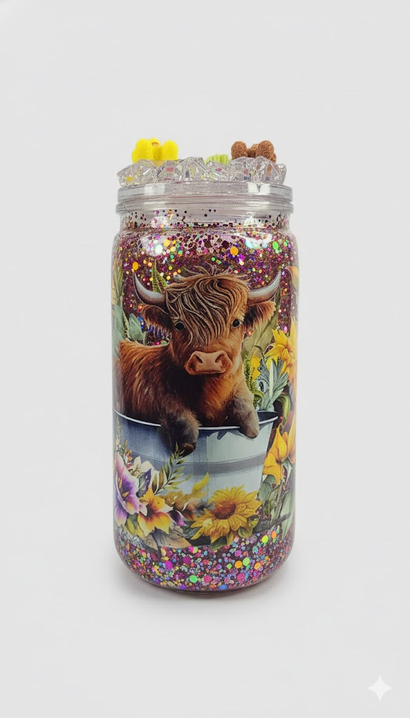 16oz Snowglobe Tumblers