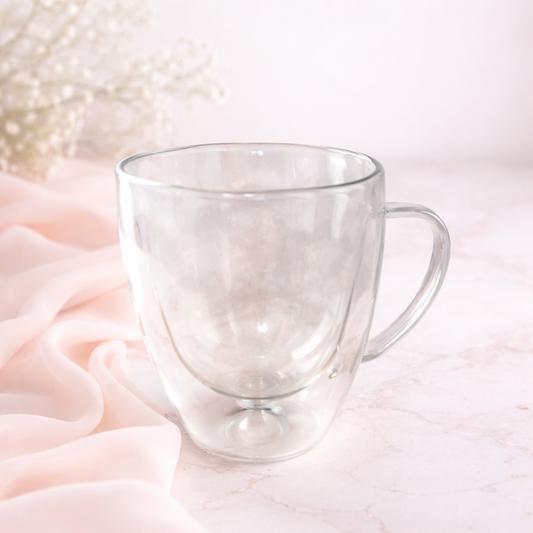 Double walled Glass Mug
