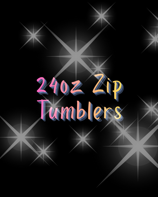 24oz Zipper cups