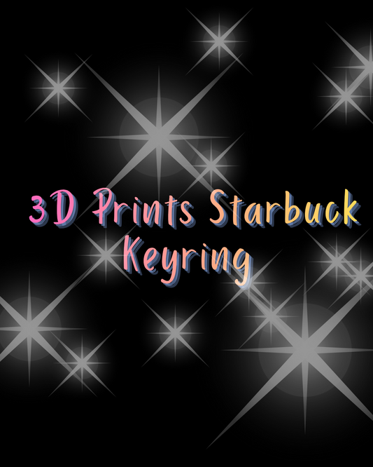 3D Printed cup keyring
