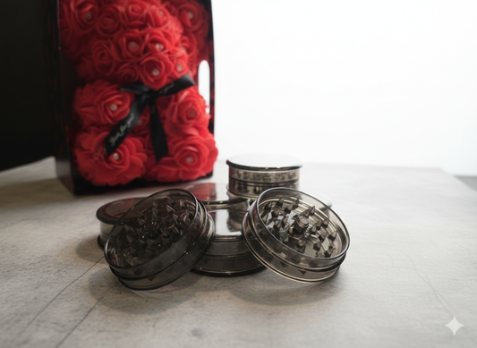 Custom Blinged-Out Smoked Acrylic Grinder