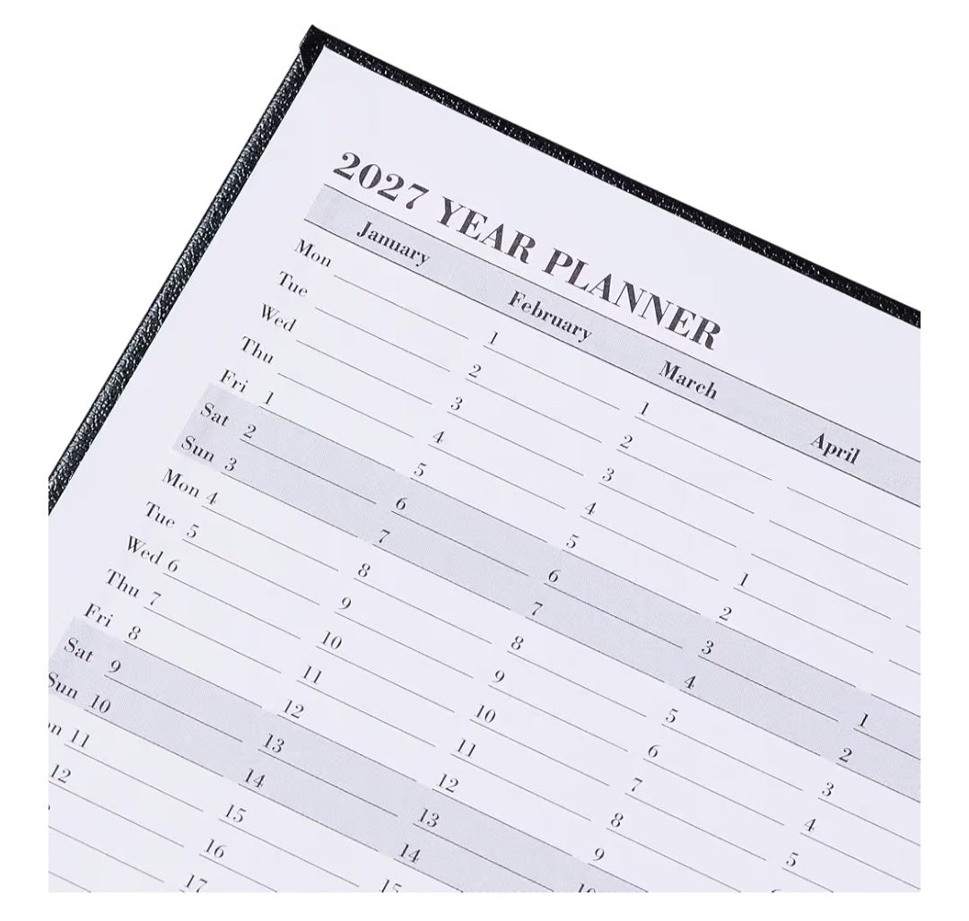 2027 Diary Page per day A5