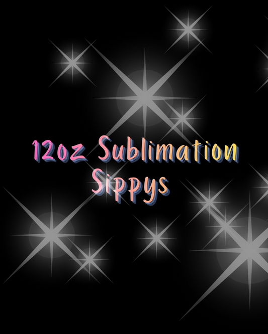 12 oz Sublimation Sippy