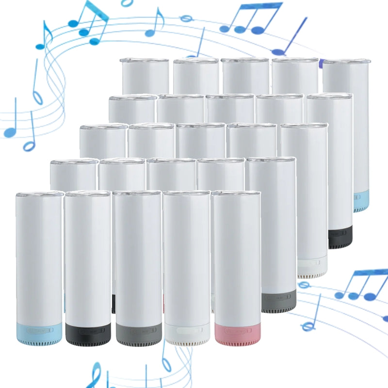 Blank 20oz Sublimation Bluetooth Tumblers