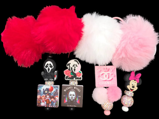 Beadable keyrings
