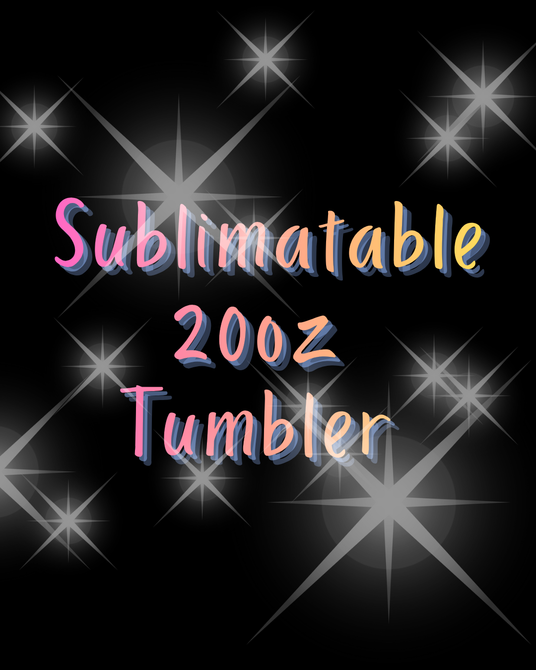 20oz Double-Walled Tumblers Sublimation