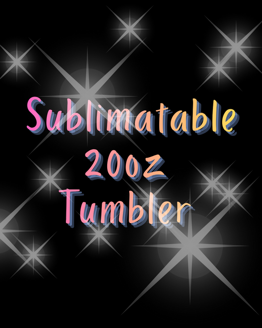 20oz Double-Walled Tumblers Sublimation